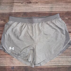 Women's Under Armour Loose Fit Heatgear Medium Grey Shorts